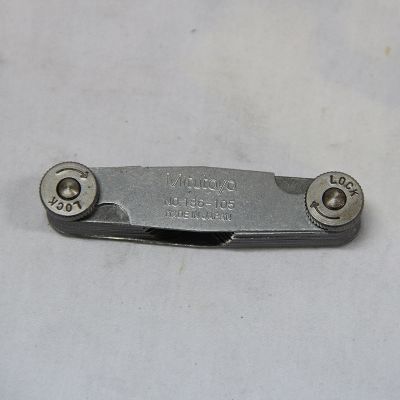 [二手]三丰Mitutoyo 186-105半径规半径R规样板圆角规圆弧弧度规R角规