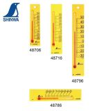 测定企鹅牌温度计 迷你 塑料制 方形 竖(横) 壁挂式温度计_亲和/SHINWA